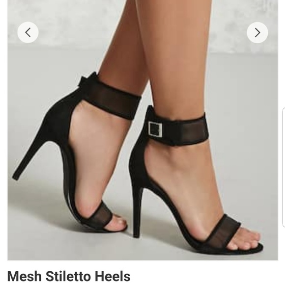 Mesh Stiletto Heels - Picture 3 of 4